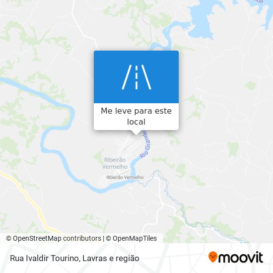 Rua Ivaldir Tourino mapa