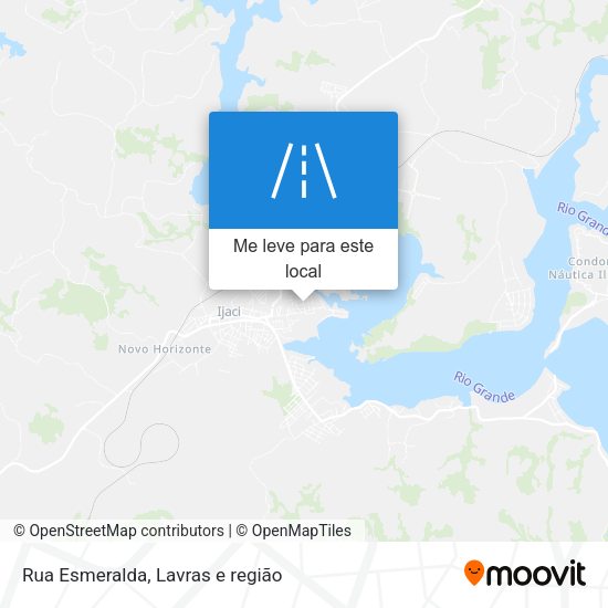 Rua Esmeralda mapa
