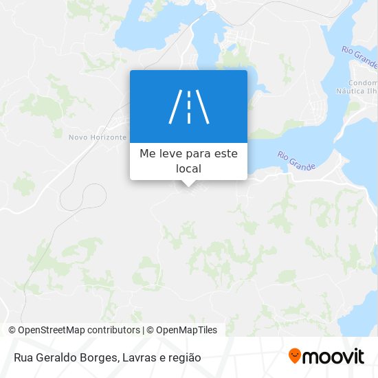 Rua Geraldo Borges mapa