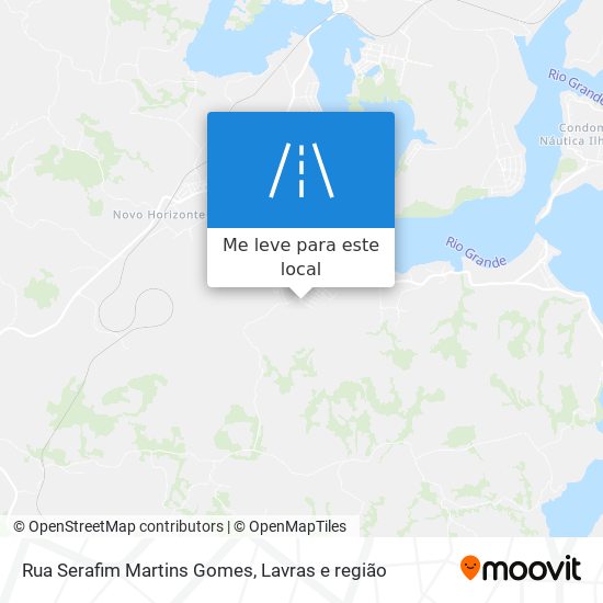 Rua Serafim Martins Gomes mapa