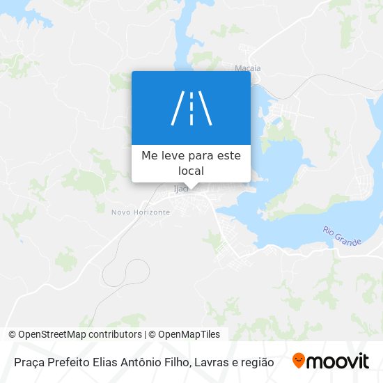 Praça Prefeito Elias Antônio Filho mapa