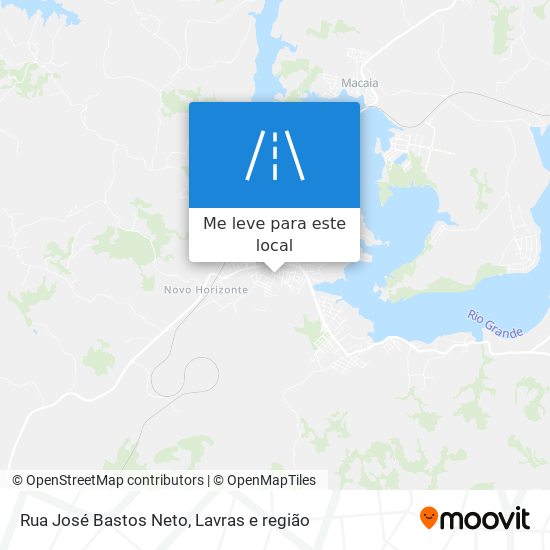 Rua José Bastos Neto mapa