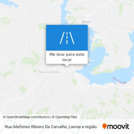 Rua Ildefonso Ribeiro De Carvalho mapa