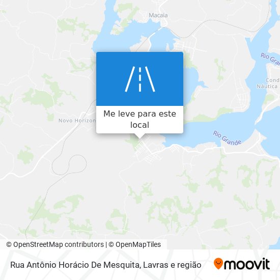 Rua Antônio Horácio De Mesquita mapa