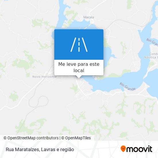 Rua Marataízes mapa