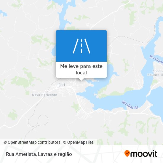 Rua Ametista mapa