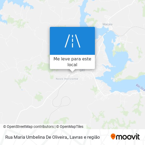 Rua Maria Umbelina De Oliveira, mapa