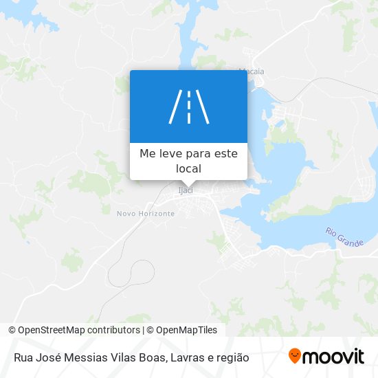 Rua José Messias Vilas Boas mapa
