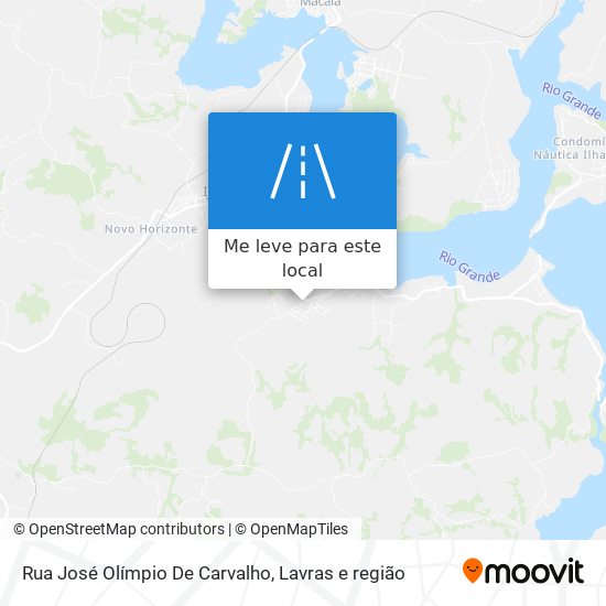 Rua José Olímpio De Carvalho mapa