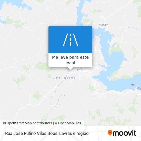 Rua José Rufino Vilas Boas mapa