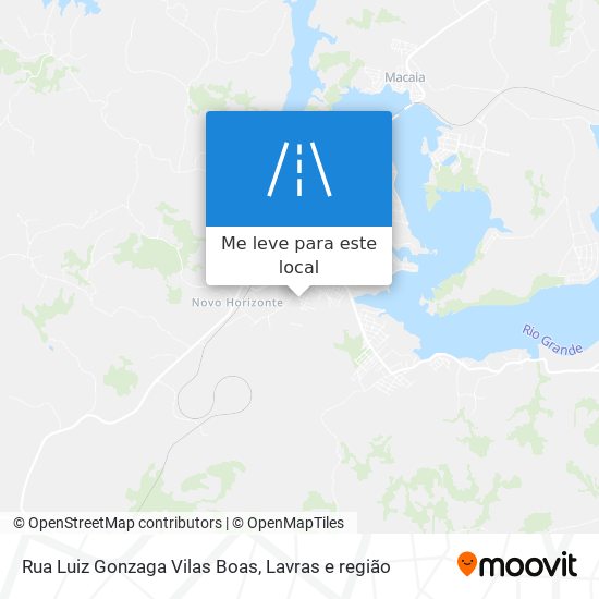 Rua Luiz Gonzaga Vilas Boas mapa