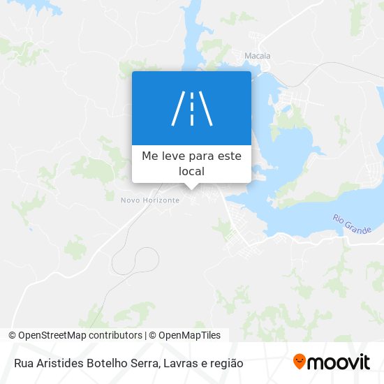 Rua Aristides Botelho Serra mapa