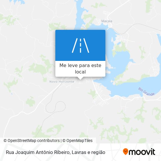 Rua Joaquim Antônio Ribeiro mapa