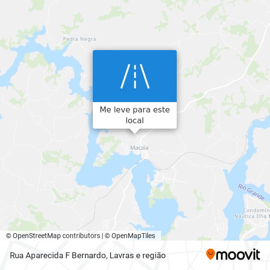 Rua Aparecida F Bernardo mapa