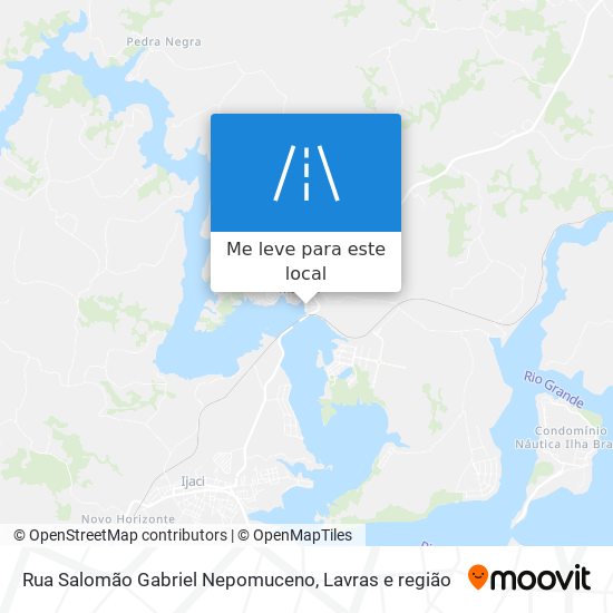 Rua Salomão Gabriel Nepomuceno mapa