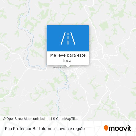 Rua Professor Bartolomeu mapa