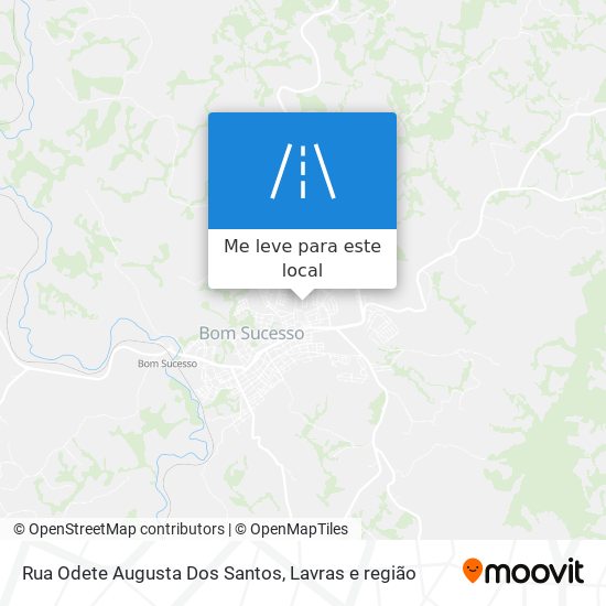 Rua Odete Augusta Dos Santos mapa