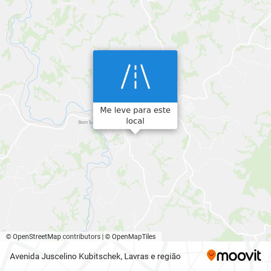 Avenida Juscelino Kubitschek mapa