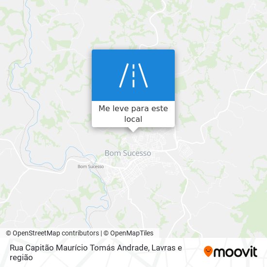 Rua Capitão Maurício Tomás Andrade mapa