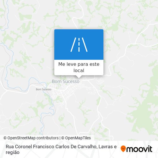 Rua Coronel Francisco Carlos De Carvalho mapa