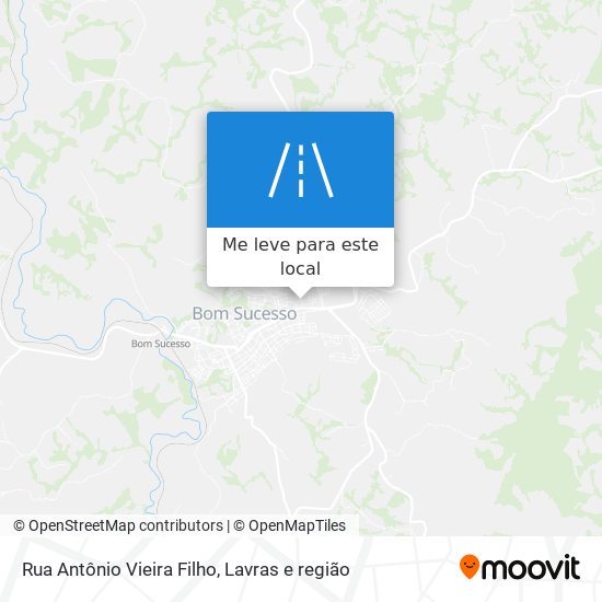 Rua Antônio Vieira Filho mapa