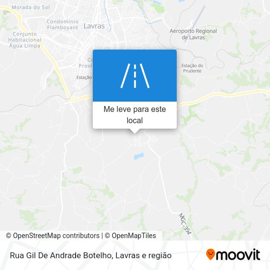 Rua Gil De Andrade Botelho mapa