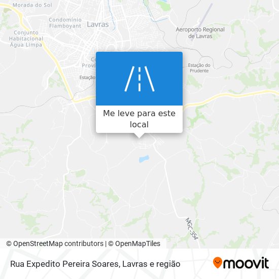 Rua Expedito Pereira Soares mapa