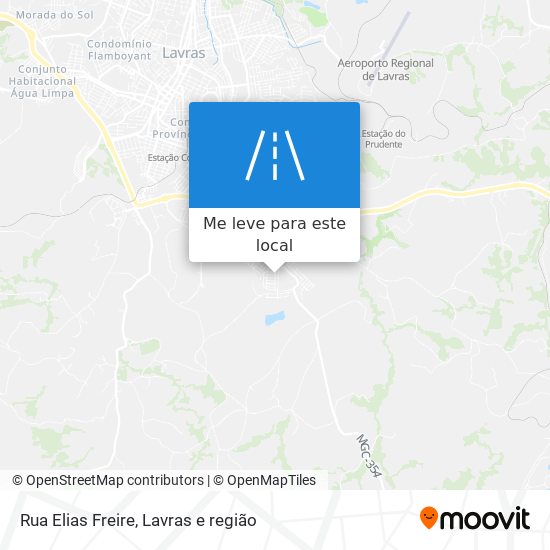 Rua Elias Freire mapa