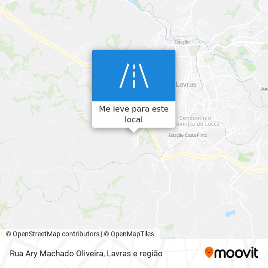 Rua Ary Machado Oliveira mapa