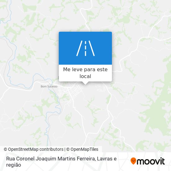 Rua Coronel Joaquim Martins Ferreira mapa