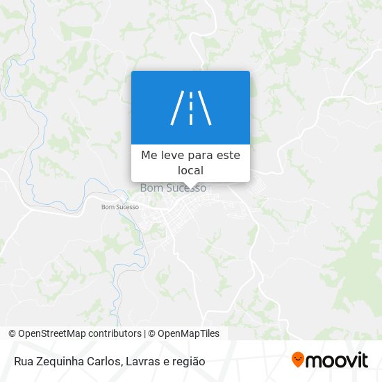 Rua Zequinha Carlos mapa