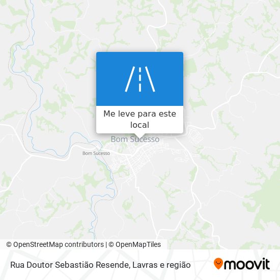 Rua Doutor Sebastião Resende mapa
