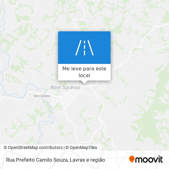 Rua Prefeito Camilo Souza mapa