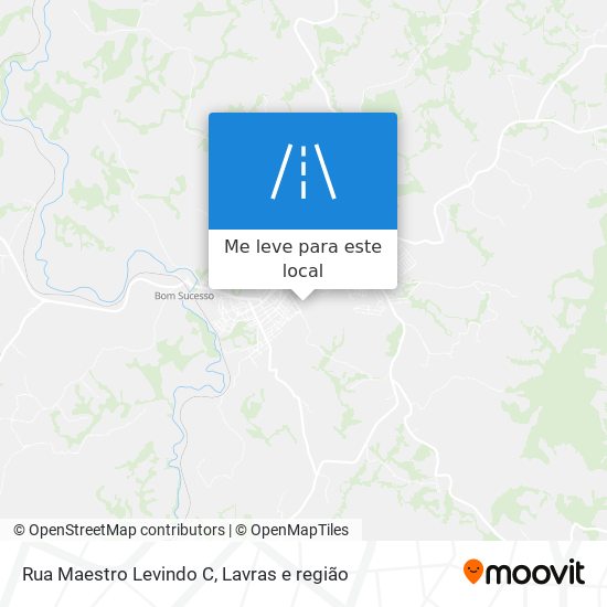 Rua Maestro Levindo C mapa