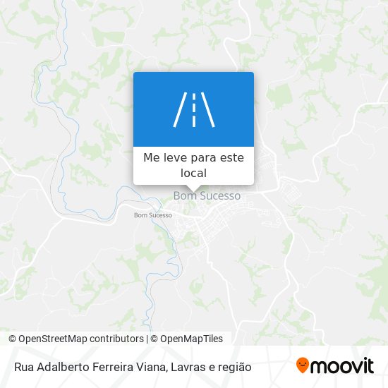 Rua Adalberto Ferreira Viana mapa