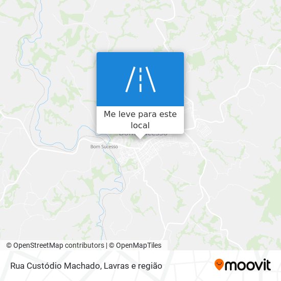 Rua Custódio Machado mapa