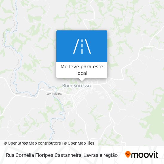 Rua Cornélia Floripes Castanheira mapa