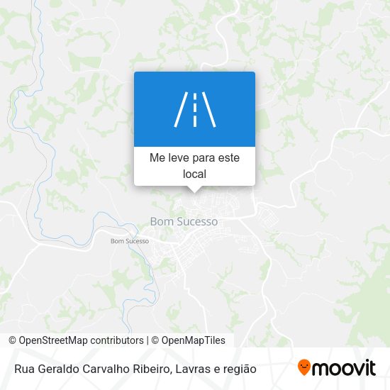 Rua Geraldo Carvalho Ribeiro mapa