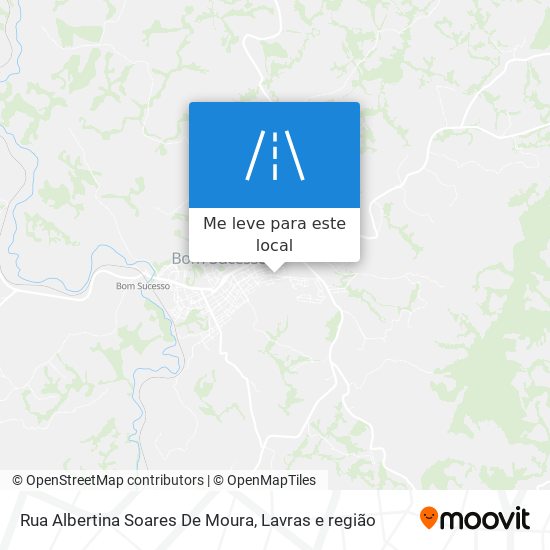 Rua Albertina Soares De Moura mapa