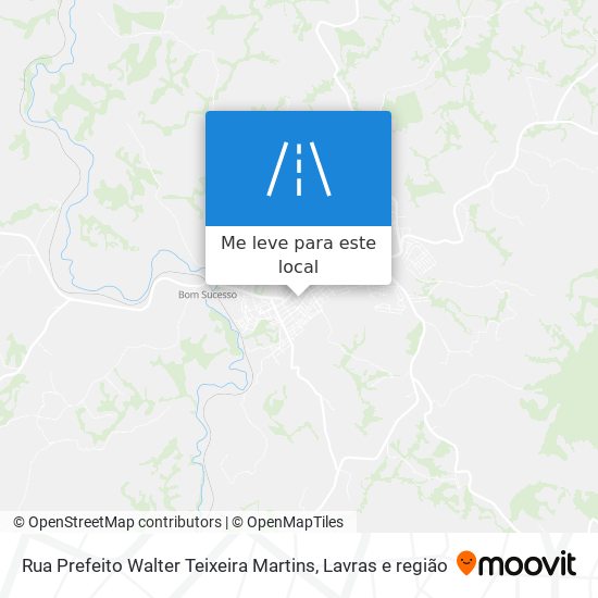 Rua Prefeito Walter Teixeira Martins mapa