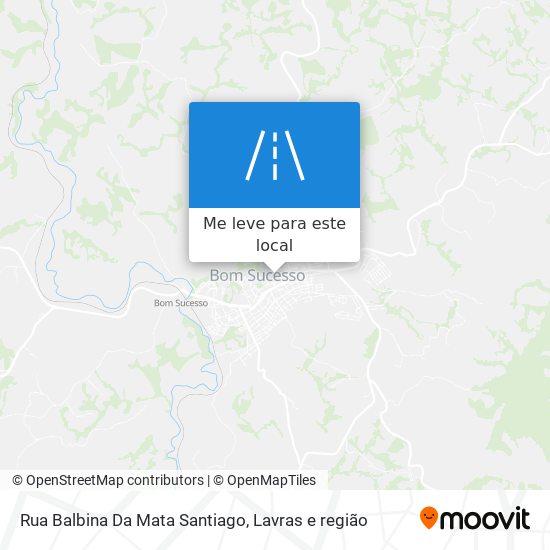 Rua Balbina Da Mata Santiago mapa