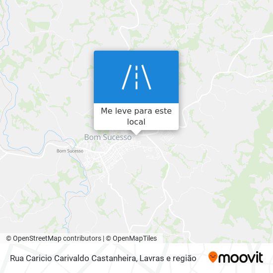 Rua Caricio Carivaldo Castanheira mapa