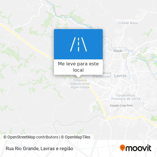 Rua Rio Grande mapa