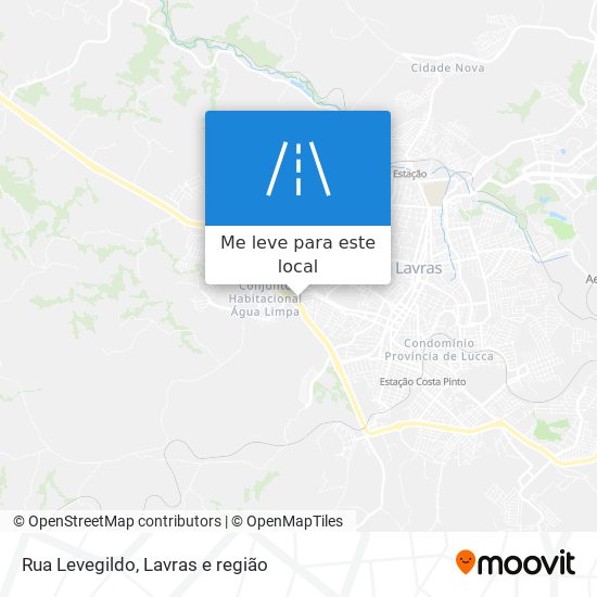 Rua Levegildo mapa