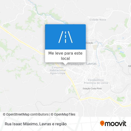 Rua Isaac Máximo mapa
