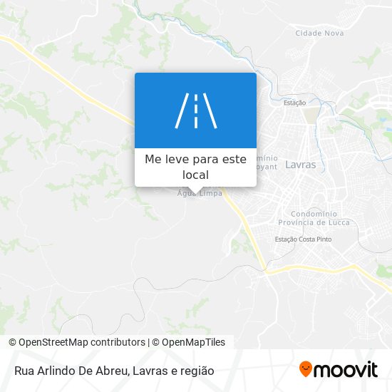 Rua Arlindo De Abreu mapa