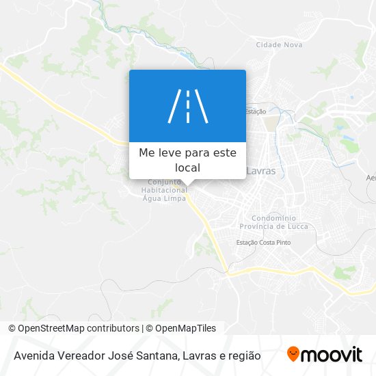 Avenida Vereador José Santana mapa