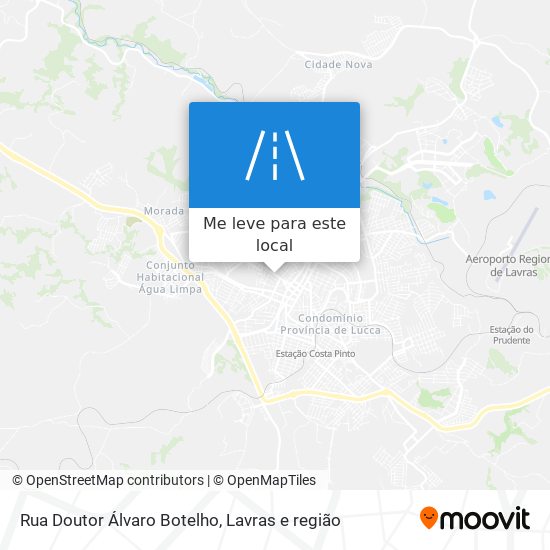 Rua Doutor Álvaro Botelho mapa