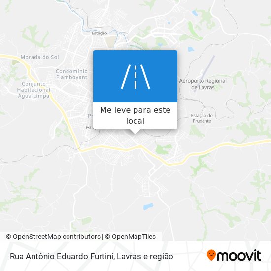 Rua Antônio Eduardo Furtini mapa