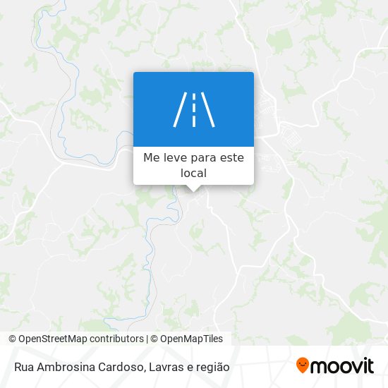 Rua Ambrosina Cardoso mapa